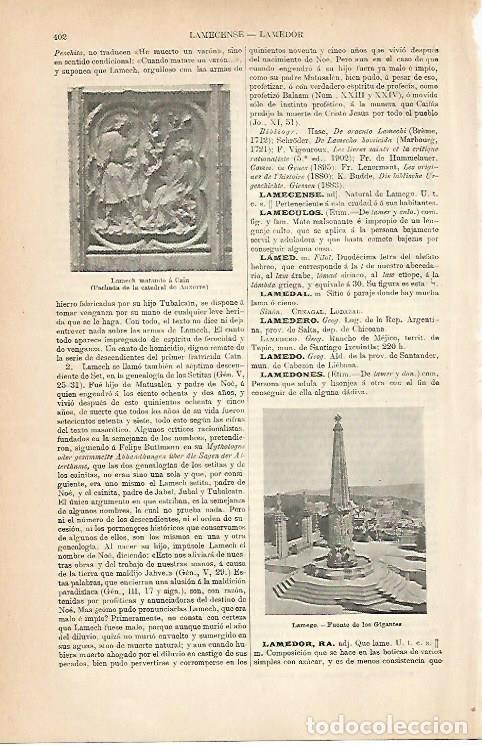 Postcards: LAMINA ESPASA 8940: Lamech matando a Cain - Varios