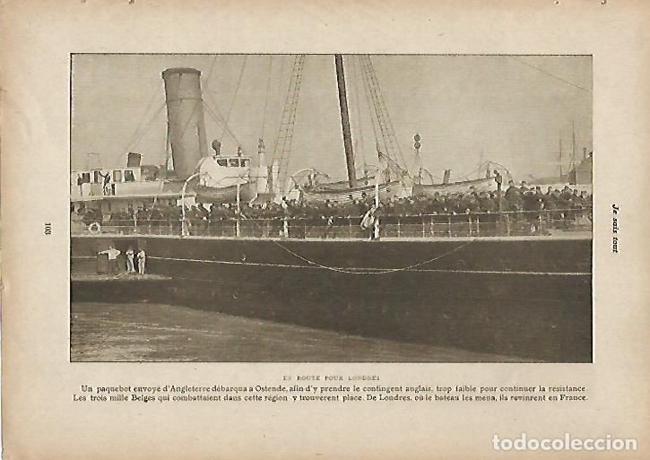 Postkarten: LAMINA 11965: Barco ingles en Ostende - Varios
