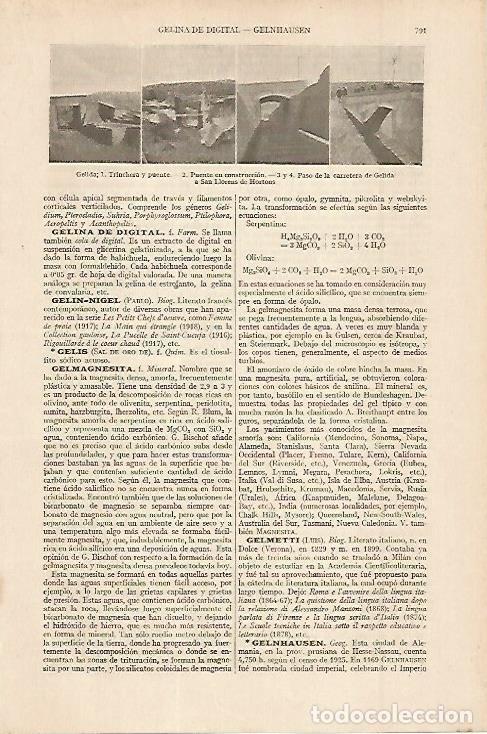 Cartoline: LAMINA ESPASA 11362: Vistas de Gelida Barcelona - Varios