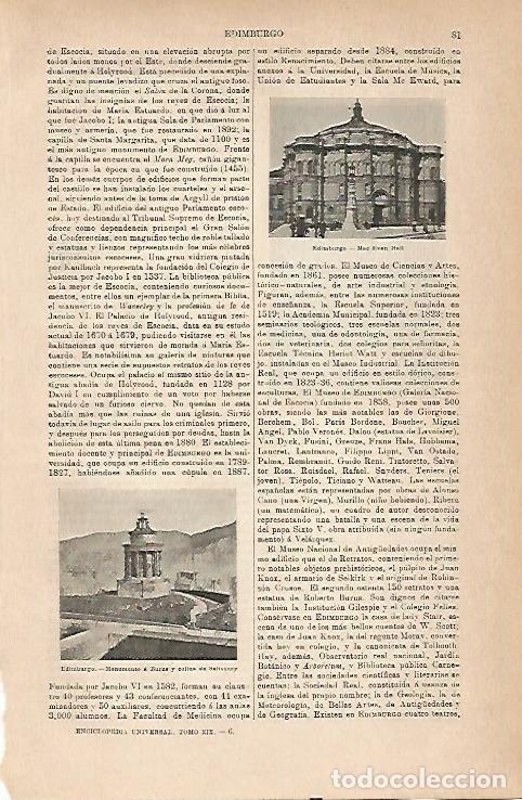 Cartoline: LAMINA ESPASA 6744: Mac Evan Hall en Edimburgo - Varios Autores