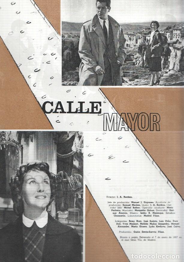 Postales: Ficha cine Suevia Films: Calle mayor y Sue&ntilde;os de oro - varios