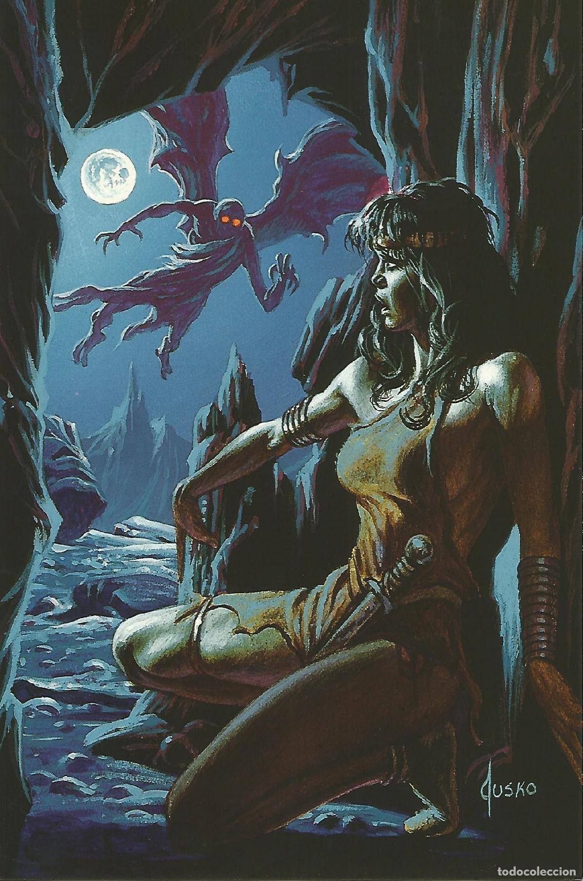 Postales: Colossal Card 83: Joe Jusko. The Stalking Weiroo - Joe Jusko