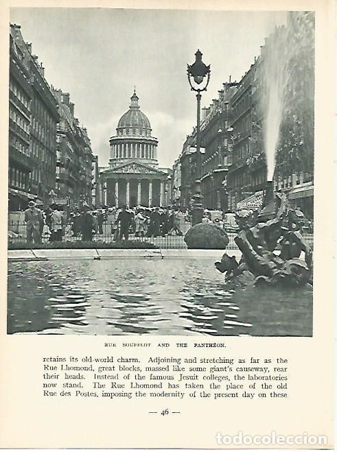 Postcards: LAMINA 1738: PARIS: Rue Soufflot - Andr&eacute; George