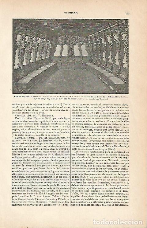 Cartoline: LAMINA ESPASA 3034: Castillo de popa del navio para la boda de Maria Teresa con Luis XIV de Francia