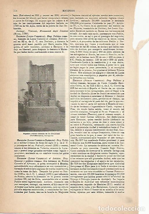 Cartes Postales: LAMINA ESPASA 18870: Torre de los Escipiones en Torredembarra Tarragona - Varios