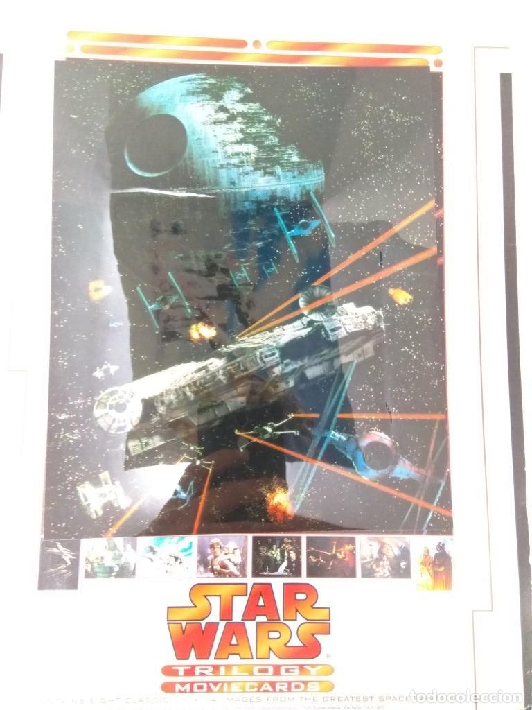Postales: Movie-Card: STAR WARS, Cartula Metalizada (Lucas Film 1994) - Lucas Film