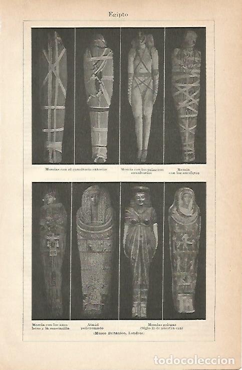Postales: LAMINA ESPASA 6802: Momias del antiguo Egipto - Varios Autores