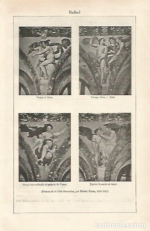 Postcards: LAMINA ESPASA 15903: Villa Farnesina por Rafael - Varios