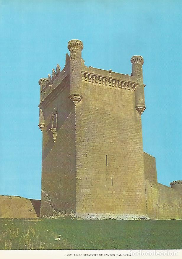 Postales: Lamina 12197: Castillo de Belmonte de Campos Palencia - Varios
