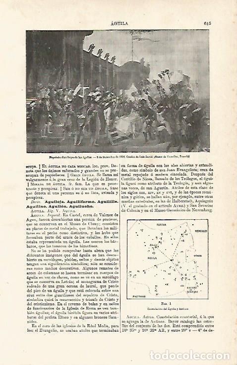 Postcards: LAMINA ESPASA 15440: Napoleon distribuyendo las aguilas por David - Varios
