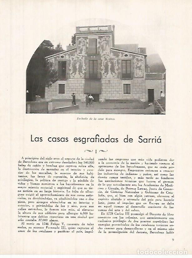 Postales: LAMINA 12302: Casa Mestres de Sarria Barcelona - Varios