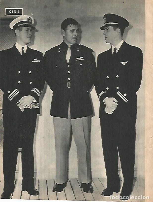 Cartes Postales: LAMINA 12385: Clark Gable en uniforme - Varios