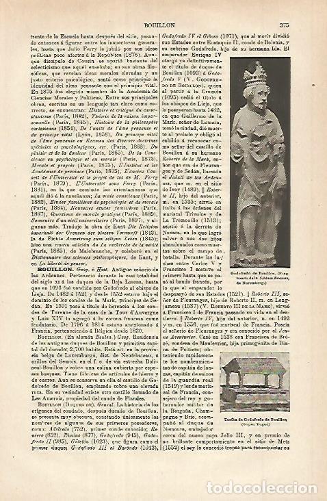 Postcards: LAMINA ESPASA 25305: Godofredo de Bouillon - Varios
