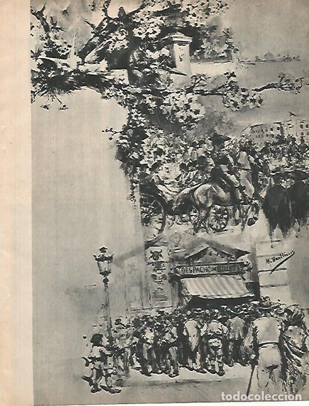 Postkarten: LAMINA 12361: A los toros por Mariano Benlliure - Varios