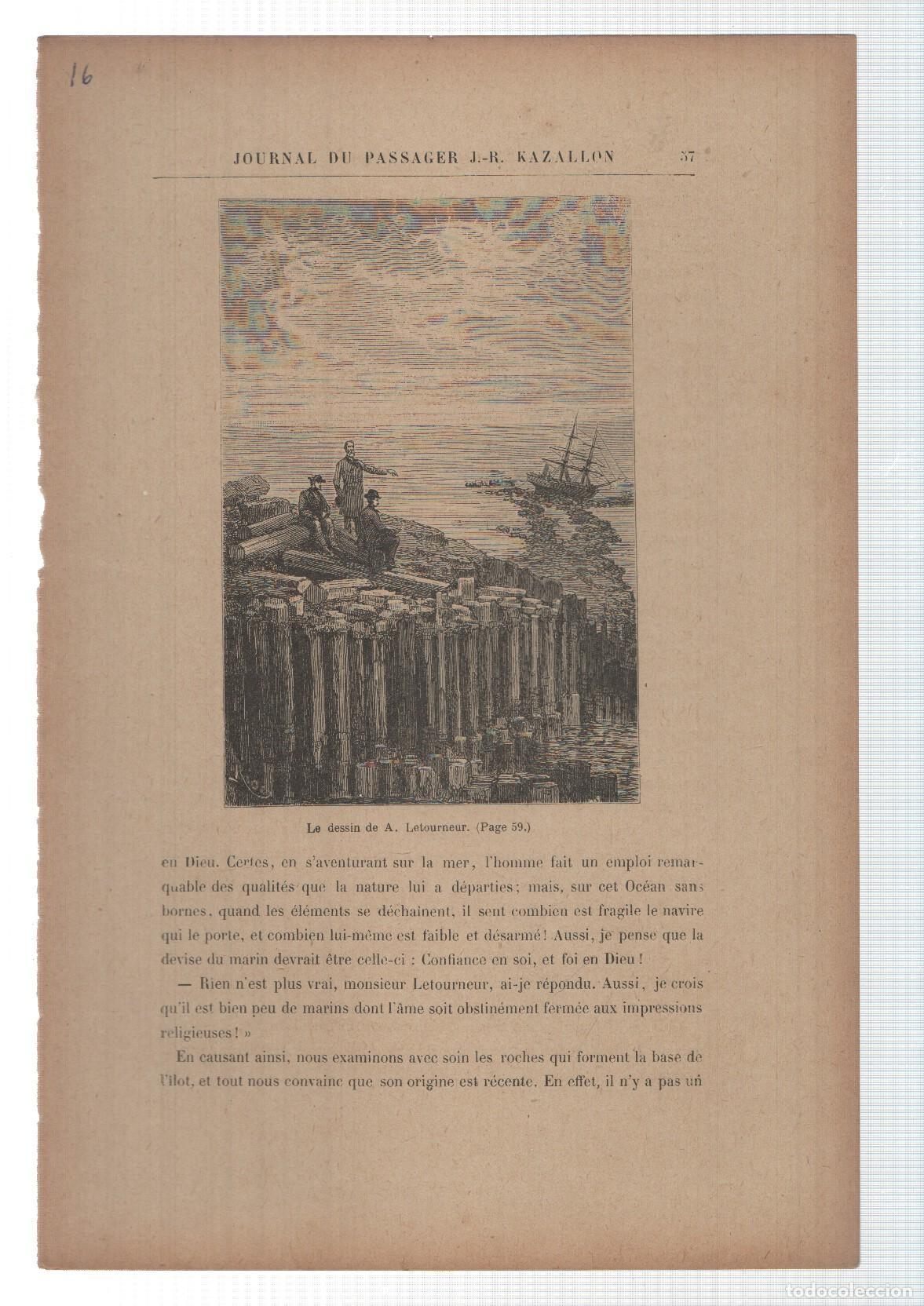 Postkarten: Le Chancellor de Jules Verne lamina 16