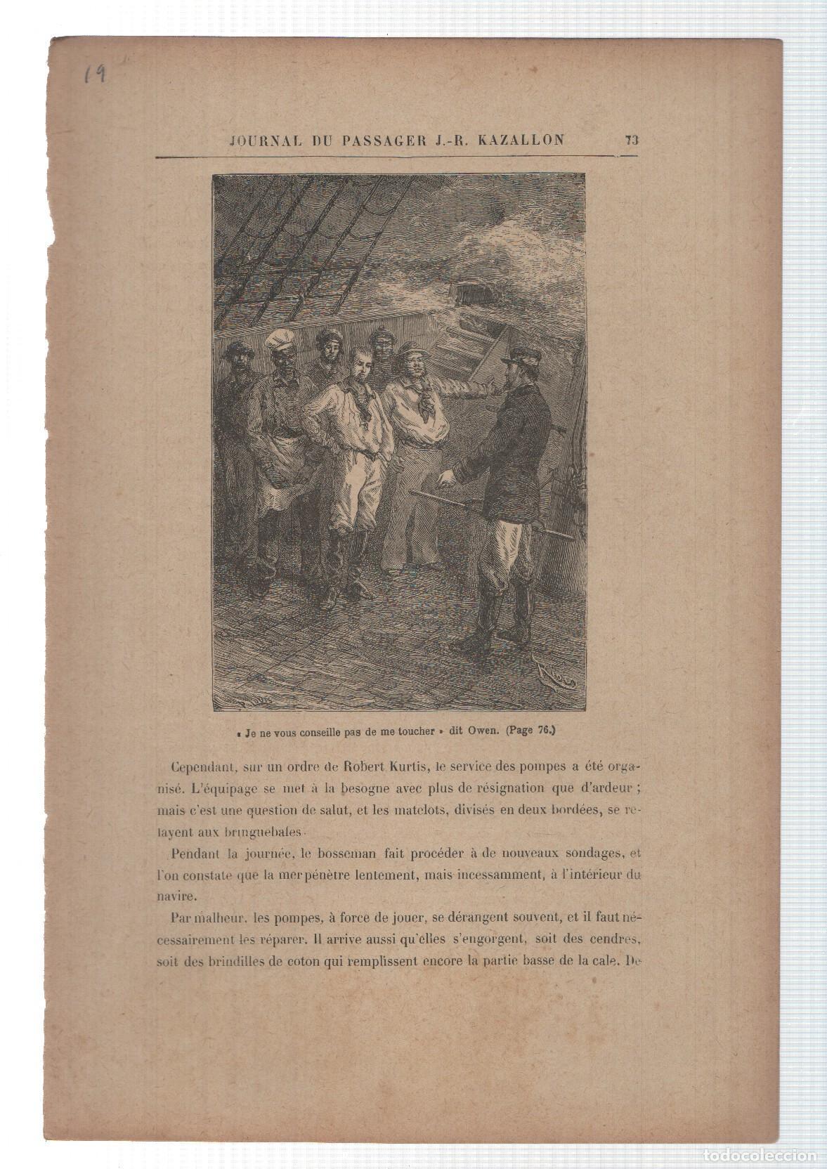 Postkarten: Le Chancellor de Jules Verne lamina 19