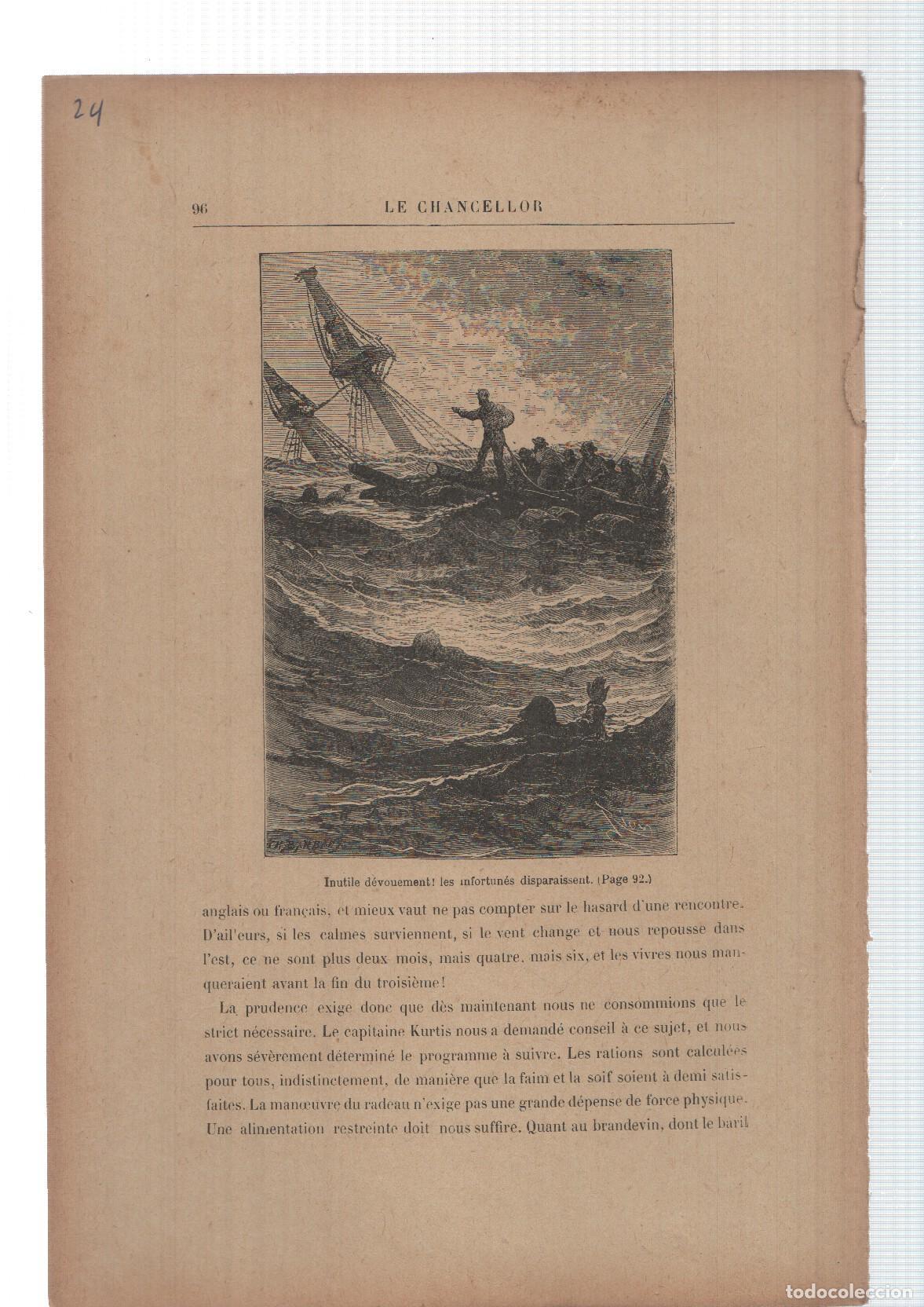 Postkarten: Le Chancellor de Jules Verne lamina 24