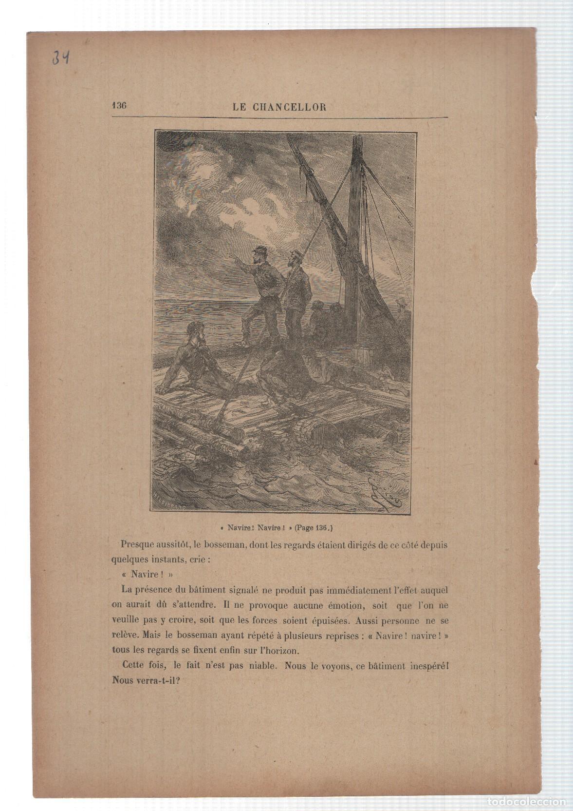 Postkarten: Le Chancellor de Jules Verne lamina 34