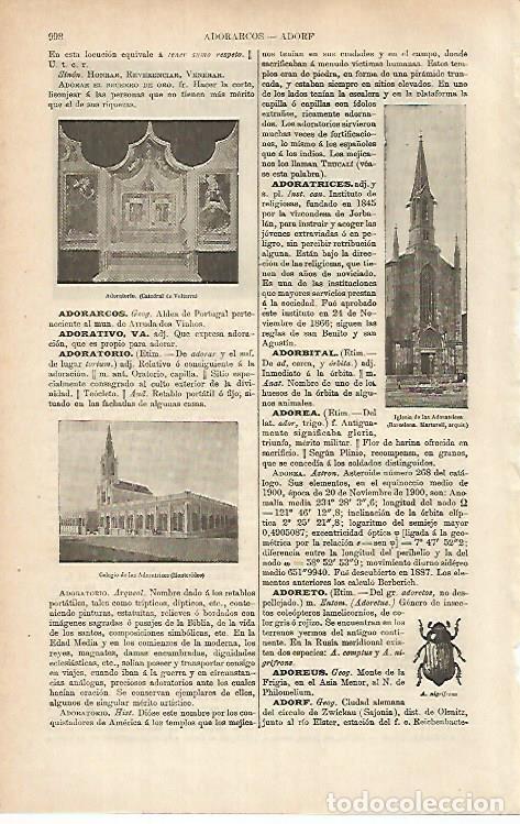 Postkarten: LAMINA ESPASA 31416: Colegio de las Adoratrices en Montevideo Uruguay - Varios