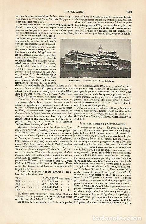 Postcards: LAMINA ESPASA 25487: Hipodromo de Palerme en Buenos Aires - Varios