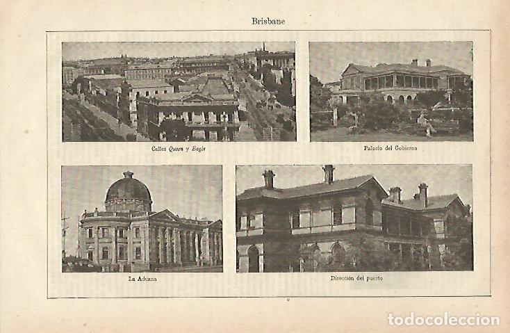 Postkarten: LAMINA ESPASA 25391: Vistas de Brisbane - Varios