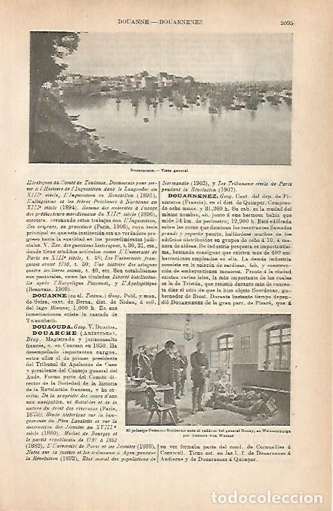 Postales: LAMINA ESPASA 31518: Vistadd e Douarnenez Francia - Varios