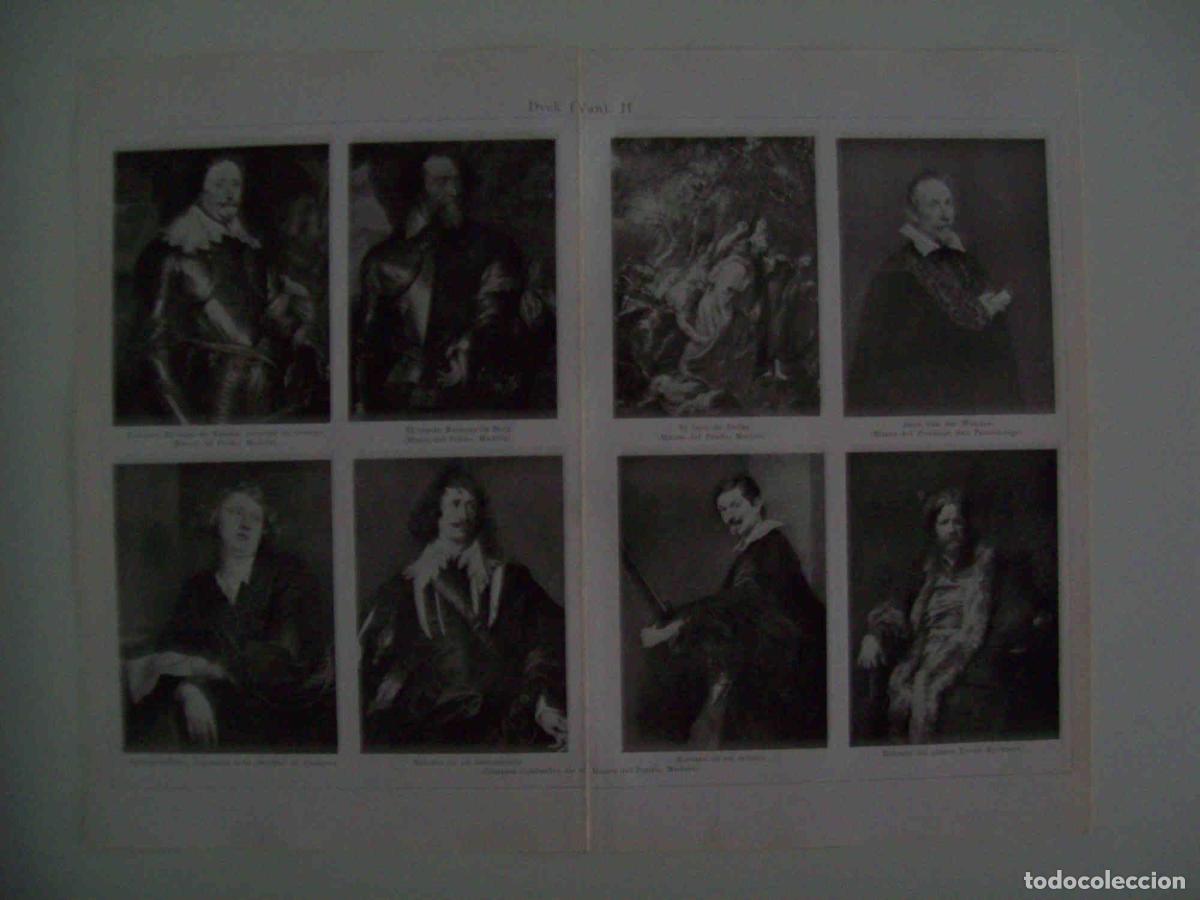 Postales: LAMINA ESPASA 31626: Obras de Van Dyck en el Museo del Prado - Varios