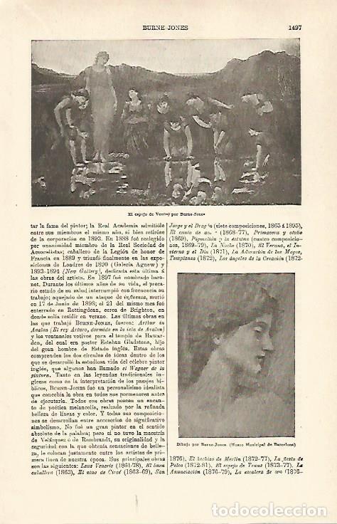 Cartoline: LAMINA ESPASA 25539: El espejo de Venus por Burne-Jones - Varios