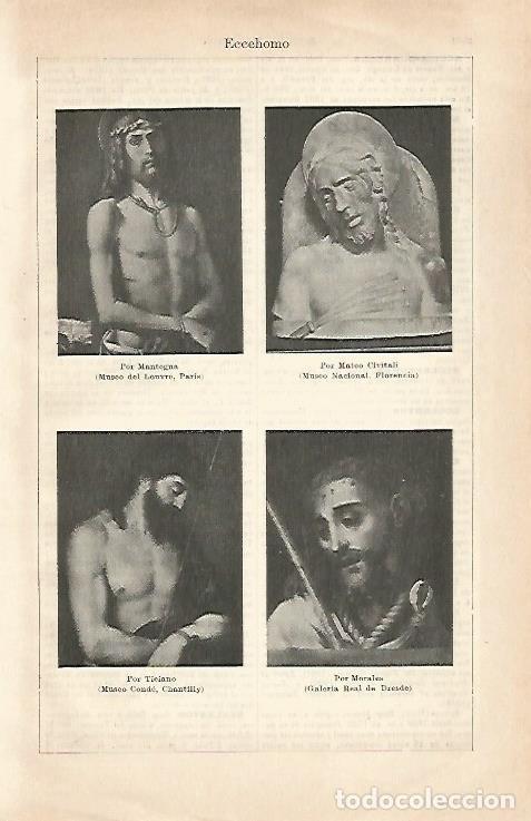 Postkarten: LAMINA ESPASA 31641: Ecce-Homo por Mantegna Civitali Tiziano y Morales - Varios
