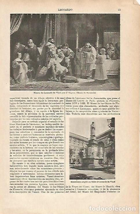 Cartoline: LAMINA ESPASA 25554: Muerte de Leonardo da Vinci por Gigoux - Varios