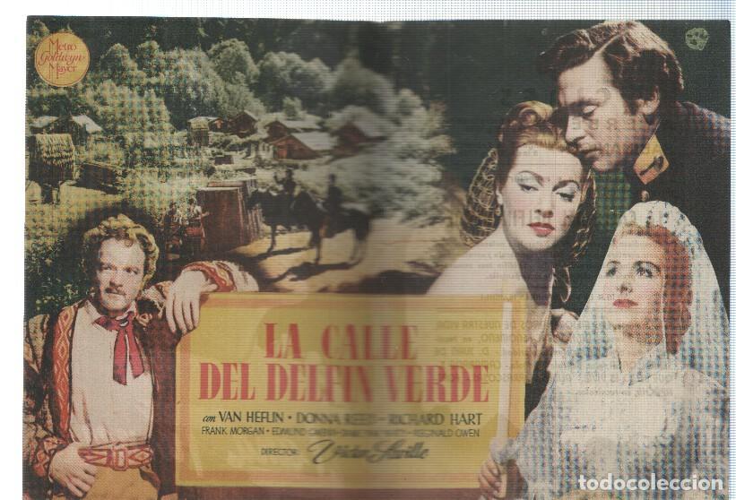 Postales: Programa de cine: La calle del delfin verde con Lana Turner, Van Heflin