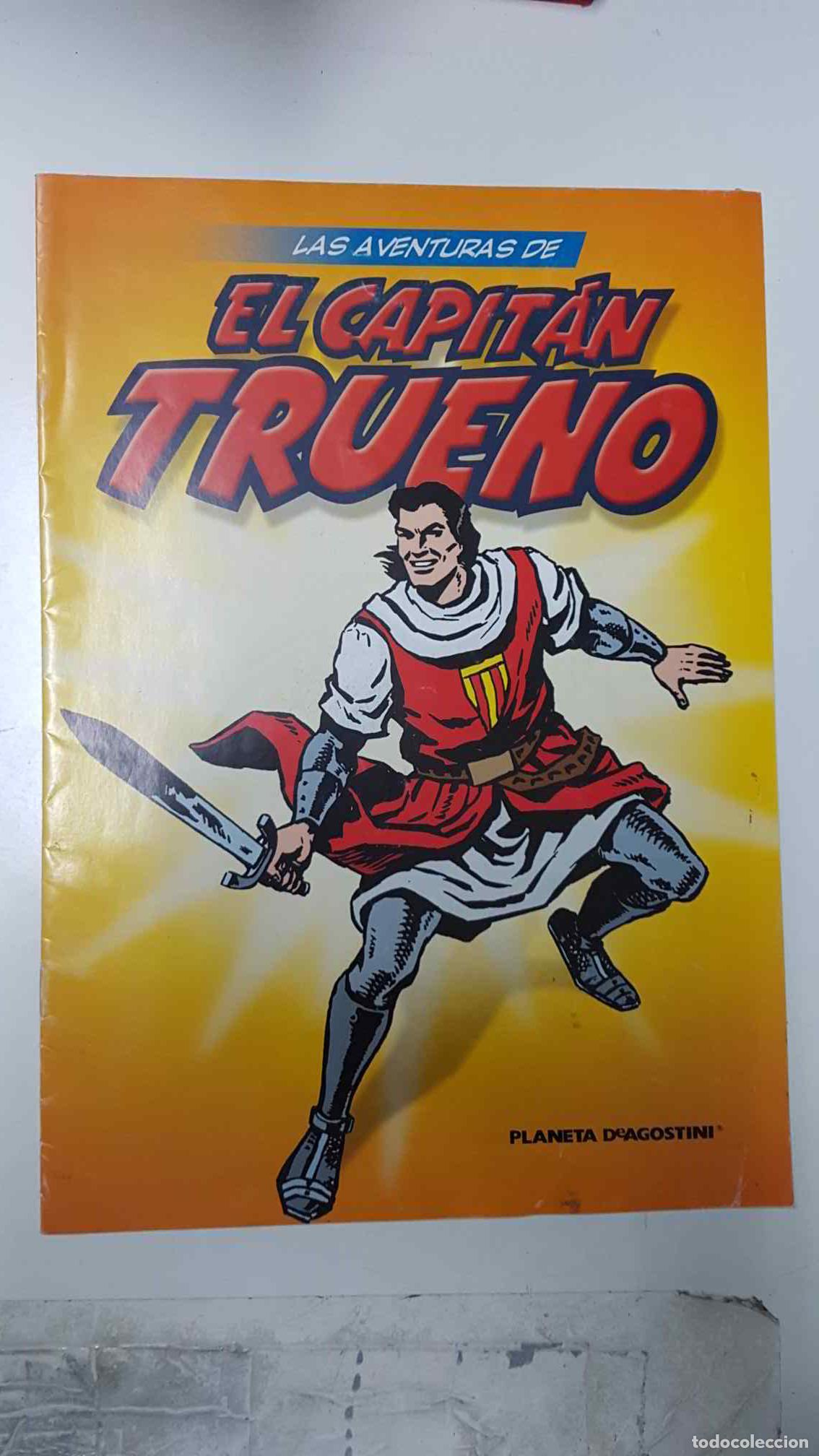Postales: Folleto publicitario: de Las Aventuras de El Capitan Trueno en edicion especial de Planeta DeAgostin