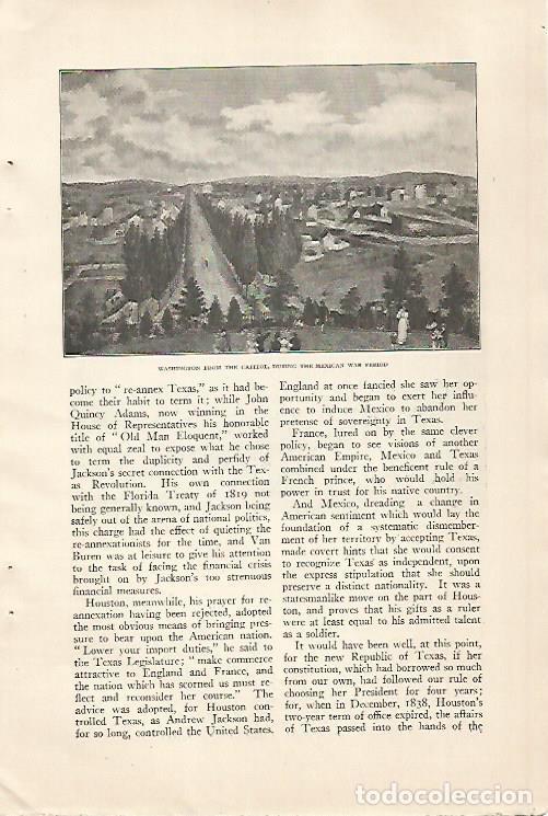 Postkarten: LAMINA 12450: Washington desde el Capitol - Varios