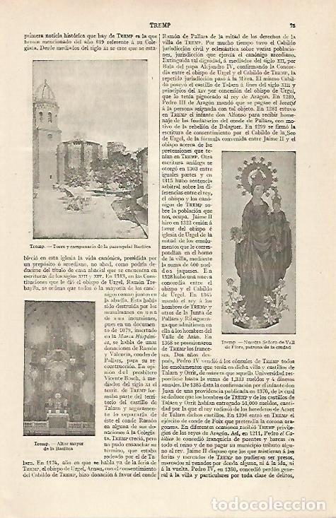 Postais: LAMINA ESPASA 20358: Basilica de Tremp Lleida - Varios