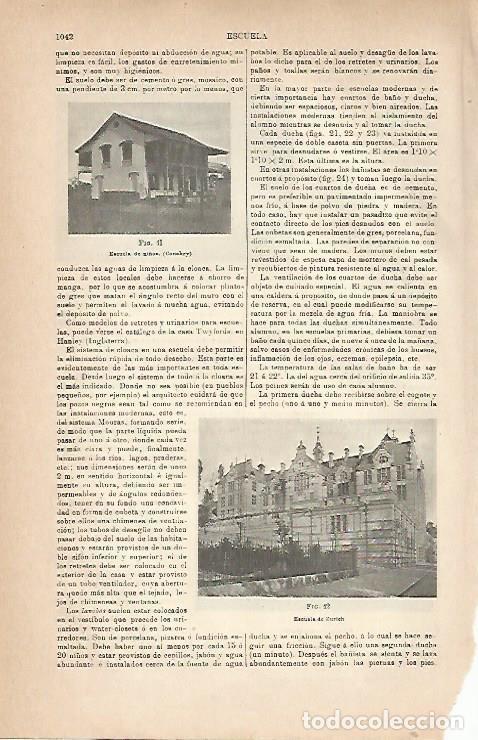 Postais: LAMINA ESPASA 18934: Escuela de ni&ntilde;os en Conakry y en Zurich - Varios