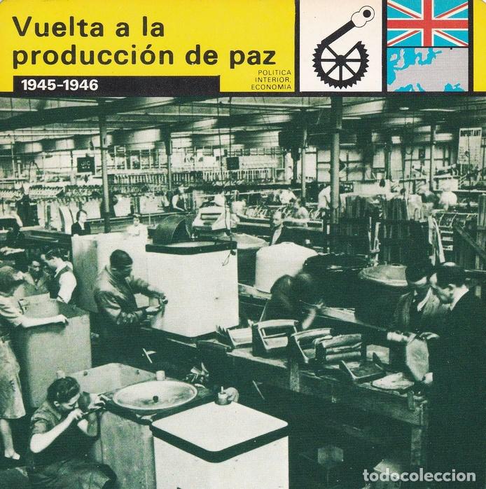 Postales: FICHA POLITICA INTERIOR ECONOMIA 34: VUELTA A LA PRODUCCION DE PAZ. 1945-1946 - Varios