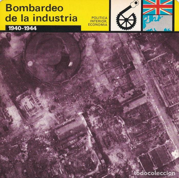 Postales: FICHA POLITICA INTERIOR ECONOMIA 32: BOMBARDEO DE LA INDUSTRIA. 1940-1944 - Varios