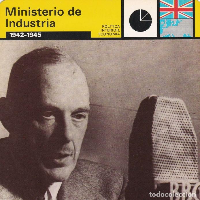 Postales: FICHA POLITICA INTERIOR ECONOMIA 52: MINISTERIO DE INDUSTRIA. 1942-1945 - Varios