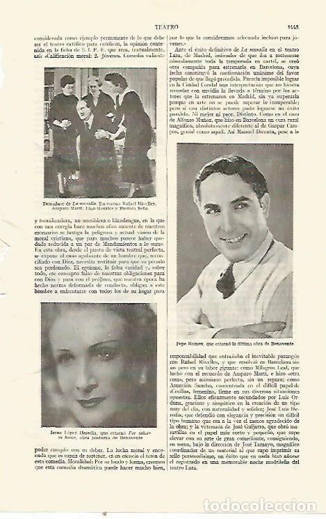 Cartes Postales: LAMINA ESPASA 22213: Pepe Romeu e Irene Lopez Heredia - Varios