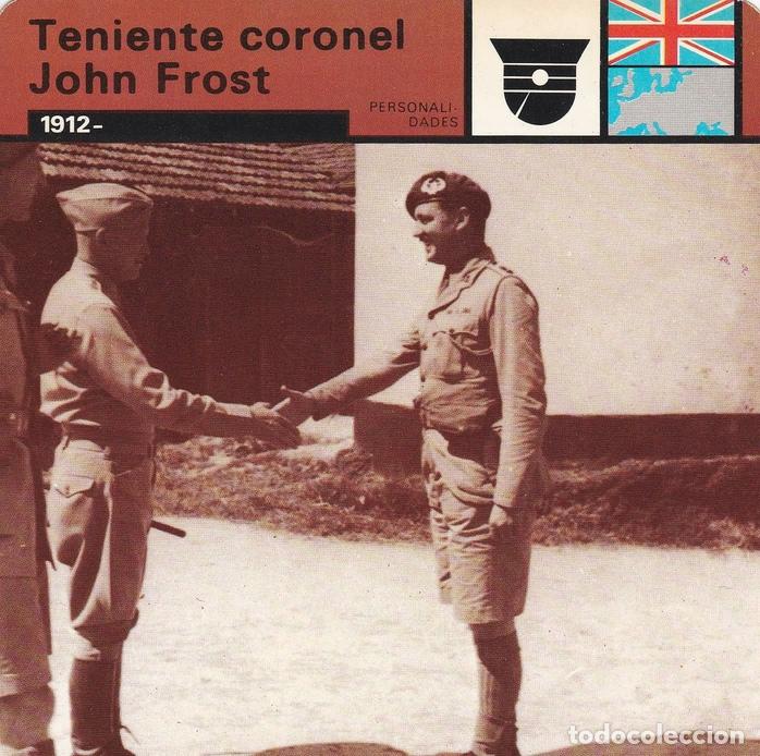 Postales: FICHA PERSONALIDADES 188: TENIENTE CORONEL JOHN FROST. 1912 - Varios