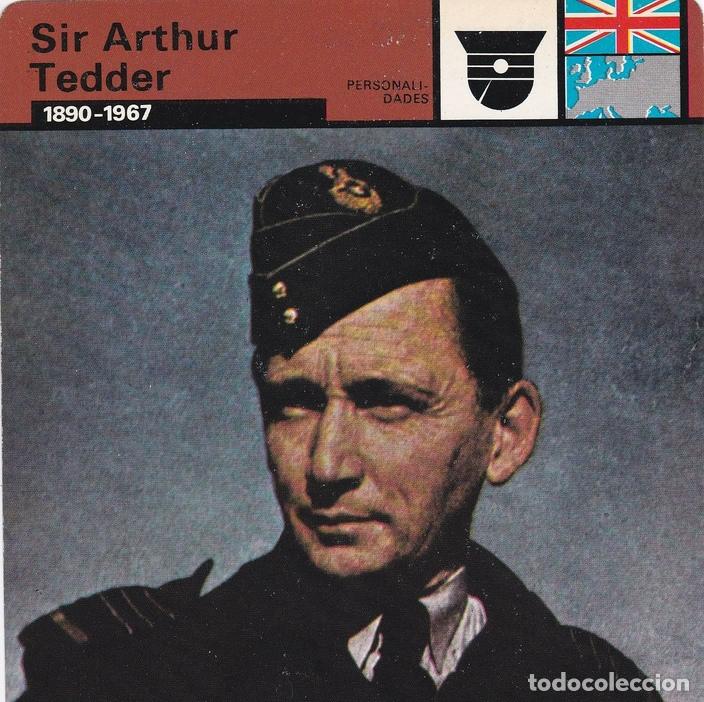 Cartoline: FICHA PERSONALIDADES 170: SIR ARTHUR TEDDER. 1890-1967 - Varios