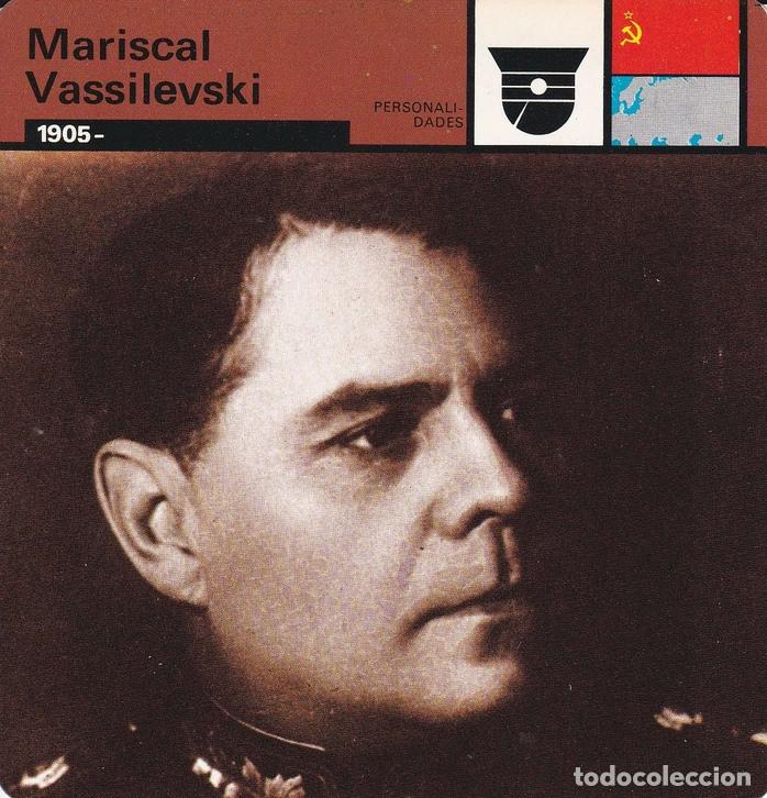 Cartoline: FICHA PERSONALIDADES 251: MARISCAL VASSILEVSKI. 1905 - Varios