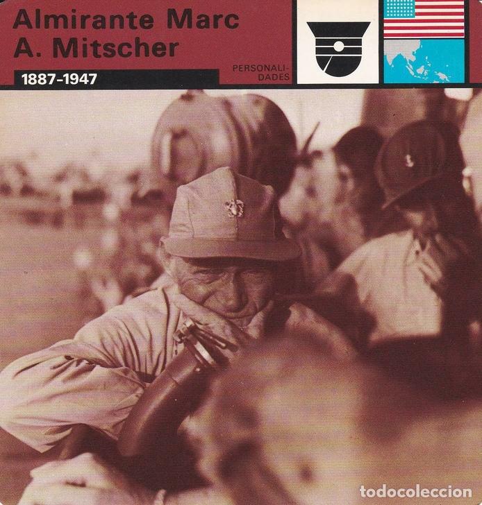 Cartoline: FICHA PERSONALIDADES 271: ALMIRANTE MARC A. MITSCHER. 1887-1947 - Varios