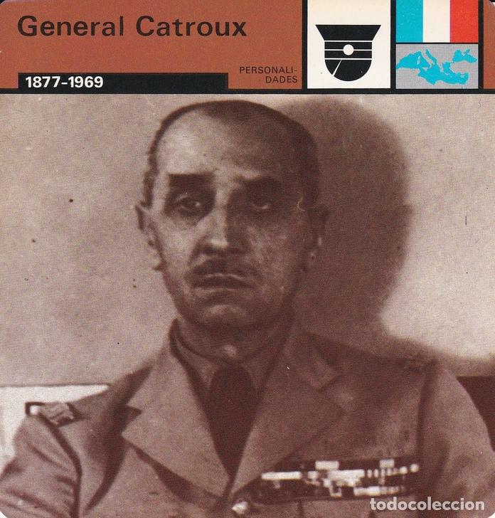 Cartoline: FICHA PERSONALIDADES 219: GENERAL CATROUX. 1877-1969 - Varios