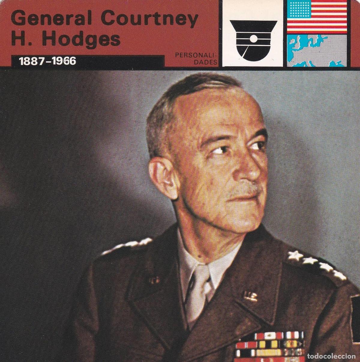 Cartoline: FICHA PERSONALIDADES 276: GENERAL COURTNEY H. HODGES. 1887-1966 - Varios