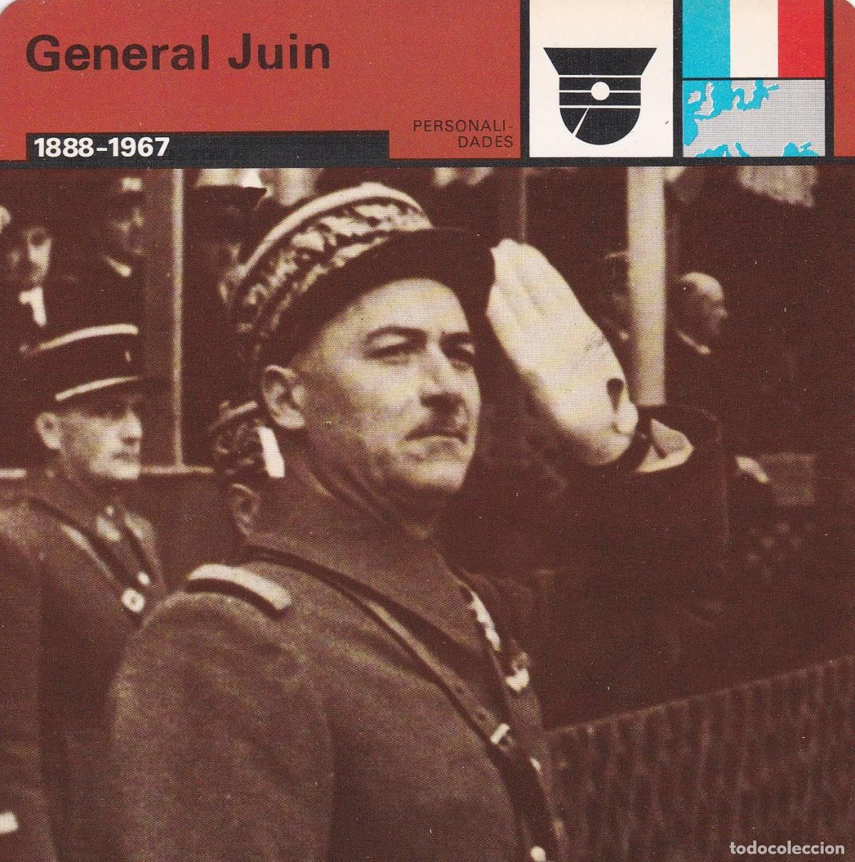 Cartoline: FICHA PERSONALIDADES 224: GENERAL JUIN. 1889-1967 - Varios