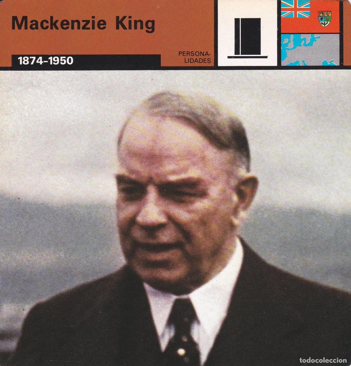 Cartoline: FICHA PERSONALIDADES 297: MACKENZIE KING. 1874-1950 - Varios