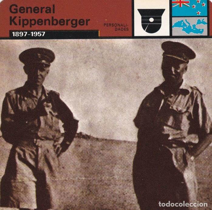 Cartes Postales: FICHA PERSONALIDADES 302: GENERAL KIPPENBERGER. 1897-1957 - Varios