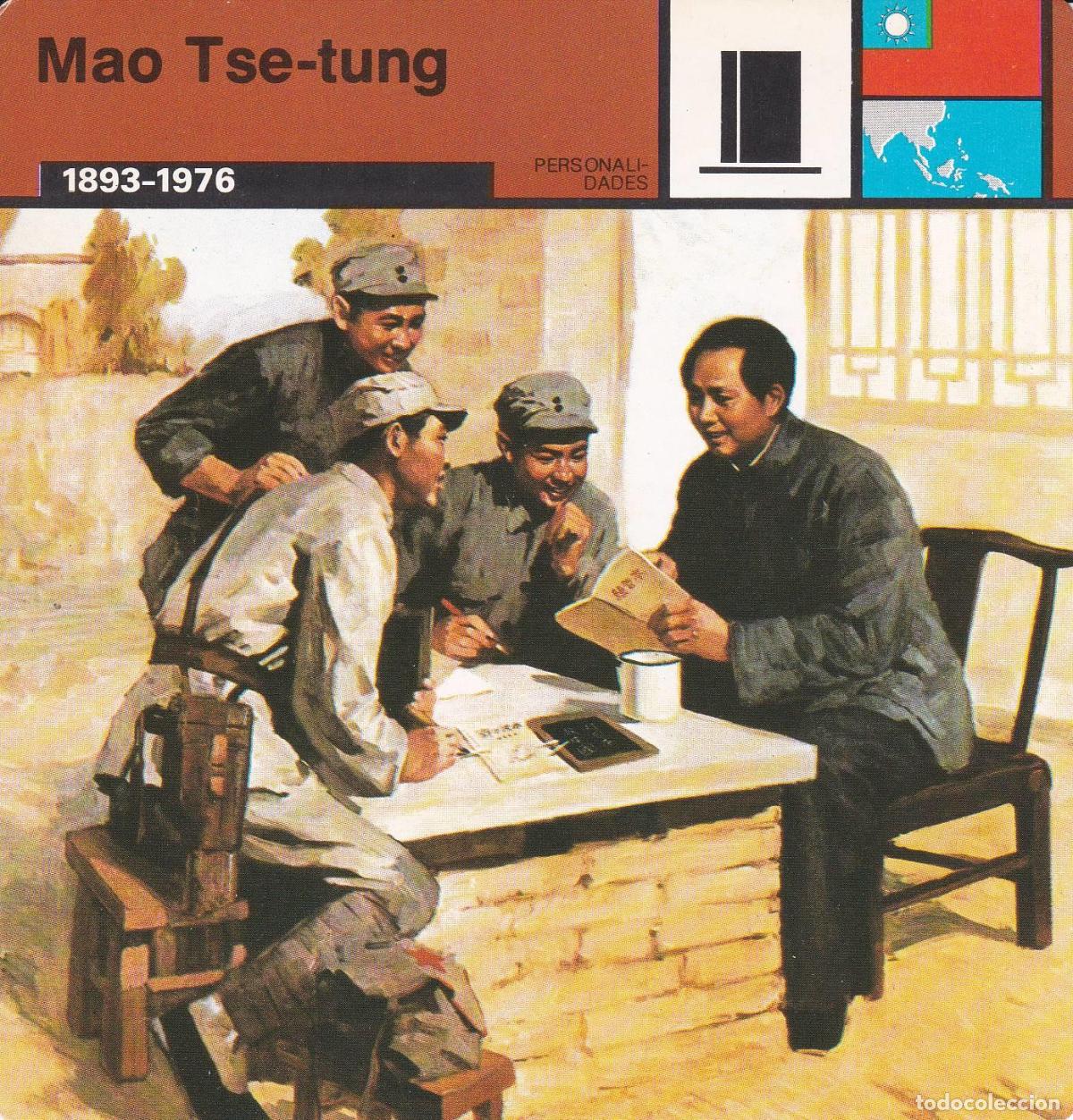 Cartes Postales: FICHA PERSONALIDADES 317: MAO TSE-TUNG. 1893-1976 - Varios
