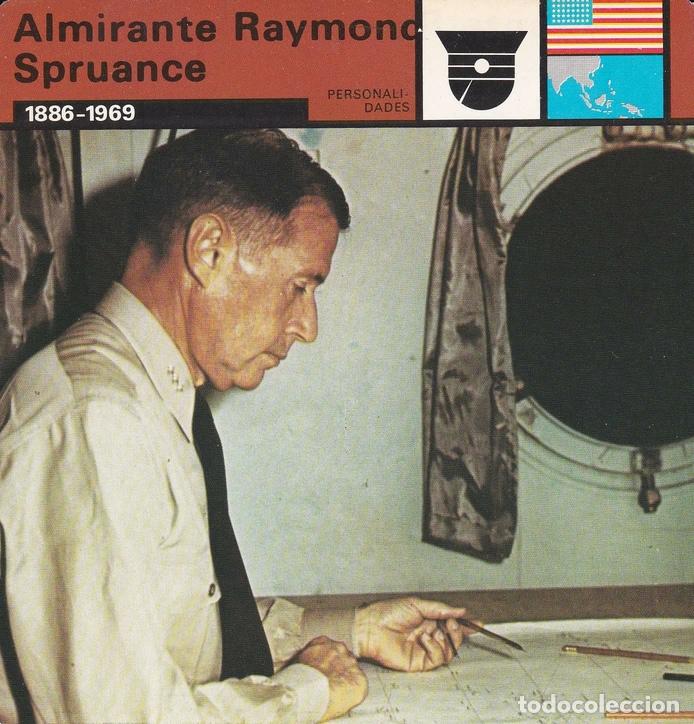 Cartoline: FICHA PERSONALIDADES 269: ALMIRANTE RAYMOND SPRUANCE. 1886-1969 - Varios